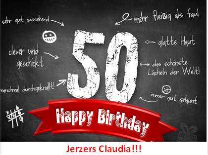 Ierzers Claudia Wird 50 Jahr